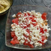 Салат с корейской морковью и курицей